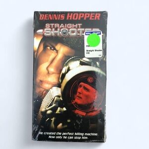 RARE NEW Straight Shooter VHS Video Cassette Tape Slip Case Dennis Hopper SEALED